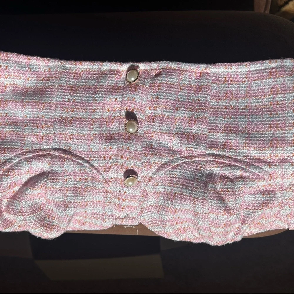 Pink Tweed Jacket and skirt set - Picture 4 of 6